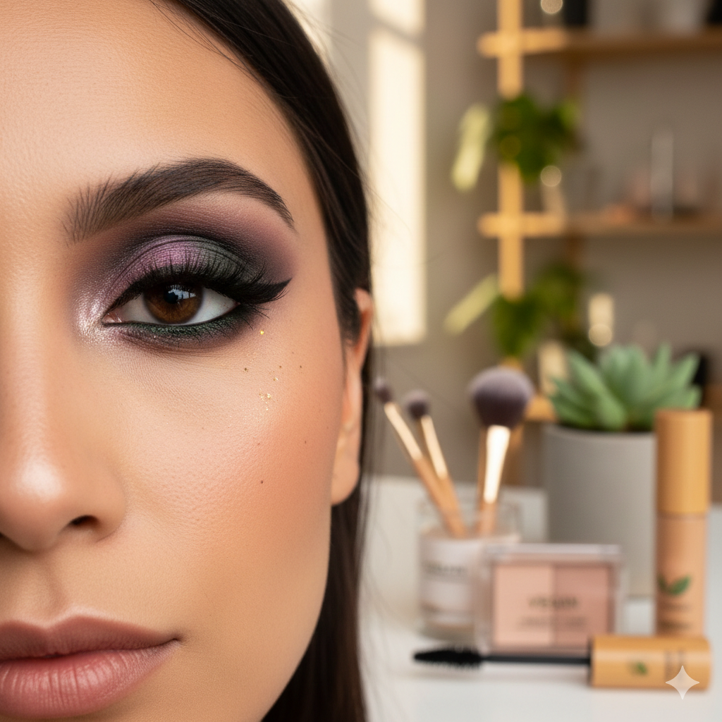 Maquillage pour les yeux vegan : réussir un regard intense - Zen'Issens